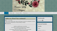 Desktop Screenshot of franceslillydesigns.com